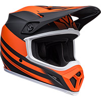 Bell Mx 9 Mips Disrupt Helmet Matt Black Orange