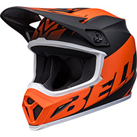 Bell Mx 9 Mips Disrupt Helmet Matt Black Orange - 2