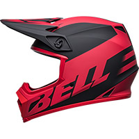 Casco Bell Mx 9 Mips Disrupt negro opaco rojo - 3