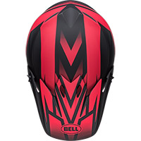 Casco Bell Mx 9 Mips Disrupt negro opaco rojo - 5