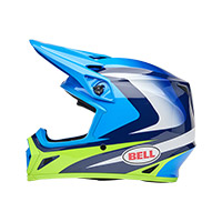 Casco Bell Mx-9 Mips Ece6 Jackal Blu Giallo - img 2
