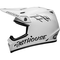 Casco Bell Mx 9 Mips Fasthouse Bianco Nero - 3