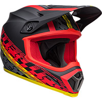 Bell Mx 9 Mips Offset Helmet Black Matt Red