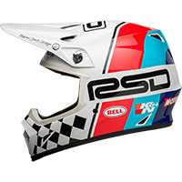 Bell Mx 9 Mips Rsd The Rally Helmet White Black