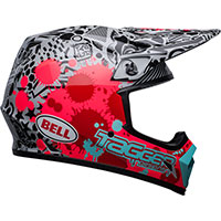 Casco Bell Mx 9 Mips Tagger Splatter rojo brillante - 2