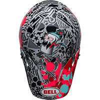 Casco Bell Mx 9 Mips Tagger Splatter rojo brillante - 4