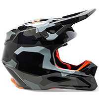 Fox V1 Bnkr Helm grau camo - 3