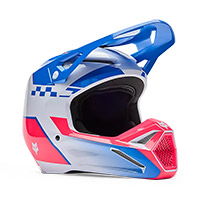 Fox V1 Collect Helmet Blue Pink