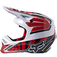 Casque Fox V1 Goat Rouge