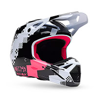 Fox V1 Digi Image Helmet Black Pink