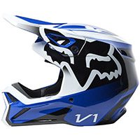 Fox V1 Leed Helm blau - 3