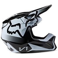 Casco Fox V1 Leed negro blanco