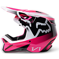Casco Fox V1 Leed Rosa Donna