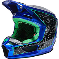 Fox V1 Peril Helmet Blue
