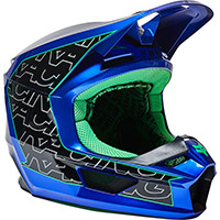 Fox V1 Peril Helmet Blue