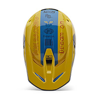 Fox V1 Race Spec Helm gelb - 3
