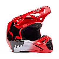 Fox V1 Shield Helmet Red