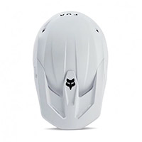 Fox V1 Solid 24 Helmet White Matt - 3