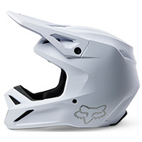 Fox V1 Solid Helmet White Matt