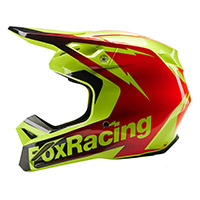 Fox V1 Statk Helm rot gelb - 3