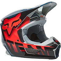 Fox V1 Trice Helmet Grey Orange