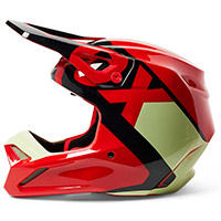 Fox V1 Xpozr Helm rot fluo - 2