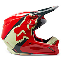 Casco Fox V1 Xpozr rojo fluo - 3