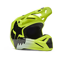 Casco Fox V1 Youth Shield Fluo Giallo