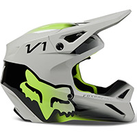 Casco Niño Fox V1 Toxsyk gris acero