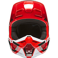 Fox V1 Lux Helmet Red Fluo - 3
