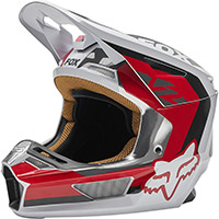 Fox V2 Paddox Helmet Red Black White