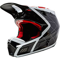 FoxV3RSセルツヘルメット赤黒白