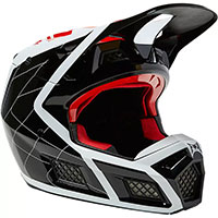 FoxV3RSセルツヘルメット赤黒白