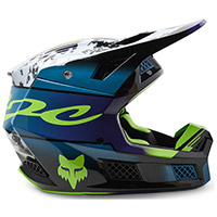 Casco Fox V3 RS Dkay azul maui - 3