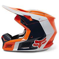 Fox V3 Rs Efekt Helmet Orange Fluo