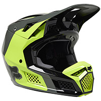 Casco Fox V3 RS Efekt amarillo fluo