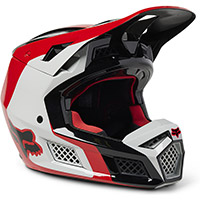 Casco Fox V3 Rs Efekt Rosso Fluo