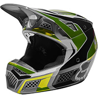 Casque Fox V3 RS Mirer jaune fluo