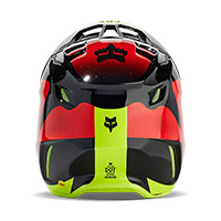 Casque Fox V3 Revise rouge jaune - 4