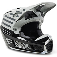 Casco Fox V3 Rs Ryaktr Steel Grigio