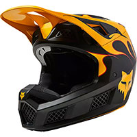 Fox V3 Rs Supr Trik Helmet Black Yellow