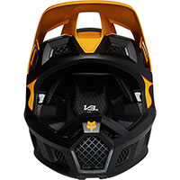 Fox V3 RSSuprTrikヘルメットブラックイエロー - 4
