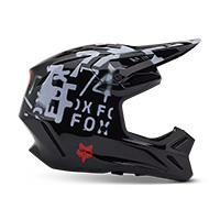 Fox V3 Seventy4 Helmet Black