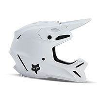 Fox V3 Helmet white matt