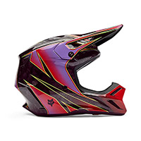 Fox V3 RS Canvas Helmet Red