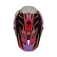Fox V3 Rs Canvas Helmet Red - 3