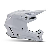 Fox V3 Rs Carbon Helmet White