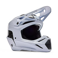 Fox V3 Rs Fracture Helmet White