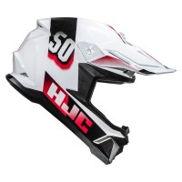 Hjc Y50 Dash Youth Helmet bianco rosso - img 2