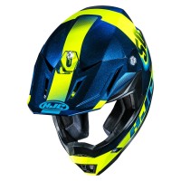 Hjc C50 Dash Helmet blue yellow - img 2